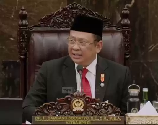 Ketua MPR RI, Bambang Soesatyo [Foto: Tangkapan layar]