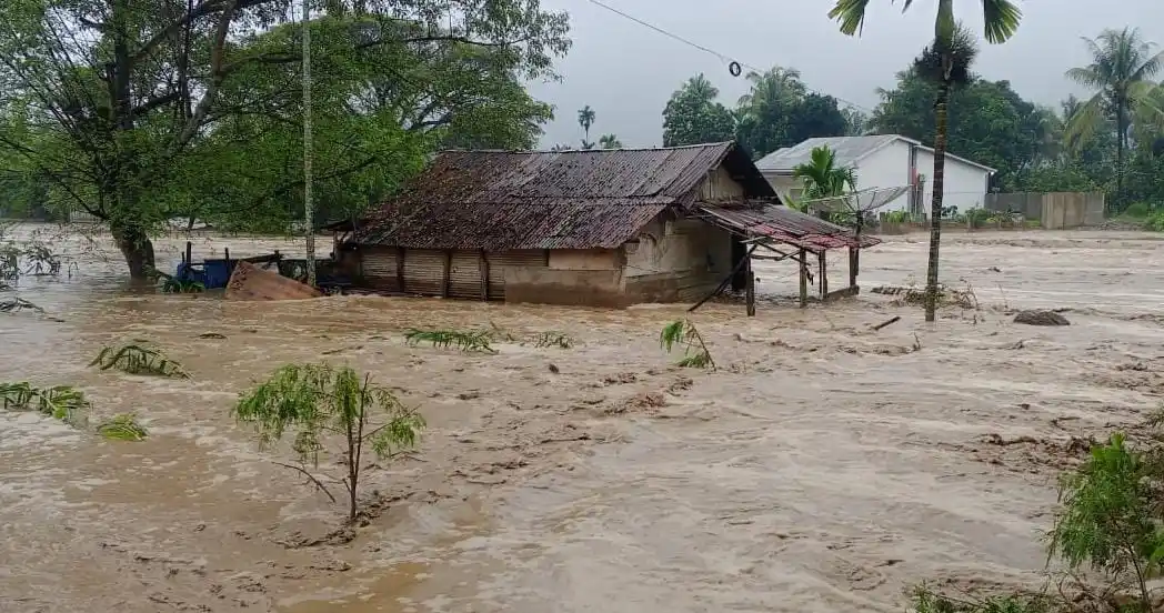 Kondisi Banjir di Kabupaten Aceh Tenggara (Foto: BPBD Aceh Tenggara)