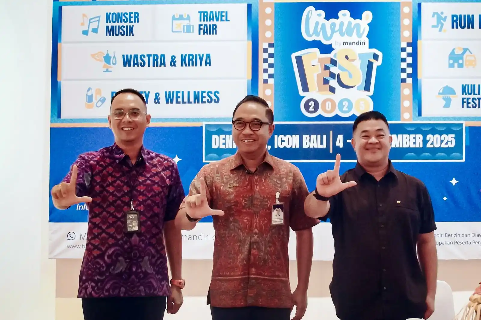 Bank Mandiri Gelar Livin’ Fest 2025 di Bali [Foto: Doc. Mandiri]