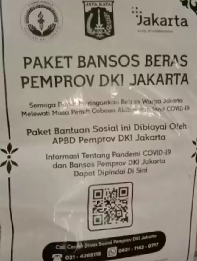 Paket Bansos Covid-19 DKI Jakarta (Foto: Dok MI)