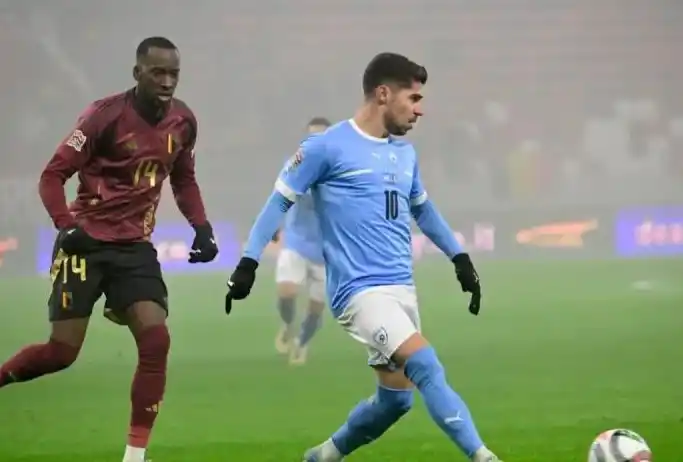 Gol Semata Wayang Yarden Shua Bawa Israel Unggul atas Belgia Timnas Belgia takluk 0-1 atas Israel dalam matchday ke-6 UEFA Nations League 2024/25 (Foto: Antara)