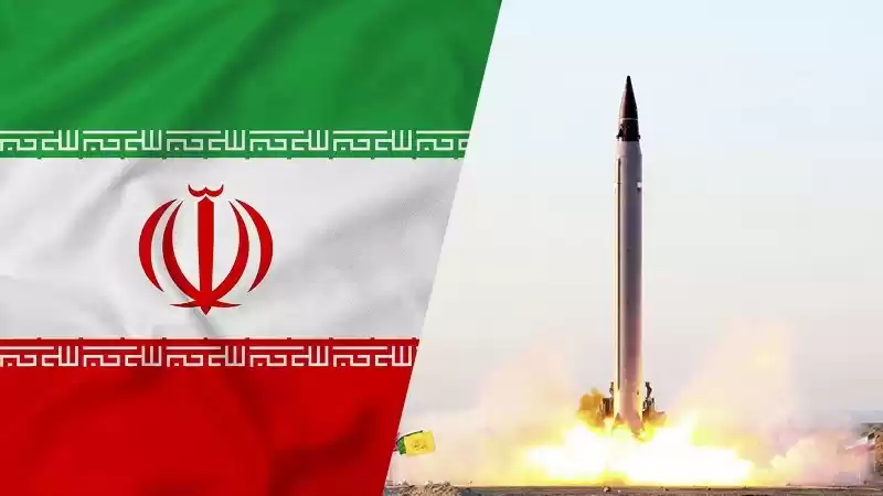 Bendera dan Rudal Iran (Foto: Ist)