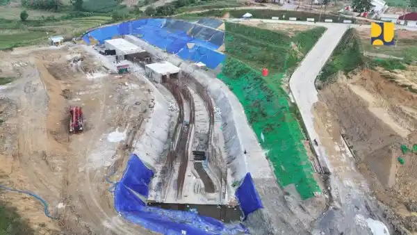 Bendungan Cabean Kementerian PU mempercepat pembangunan Bendungan Cabean, Kab Blora Jawa Tengah. (Foto : dok PU)