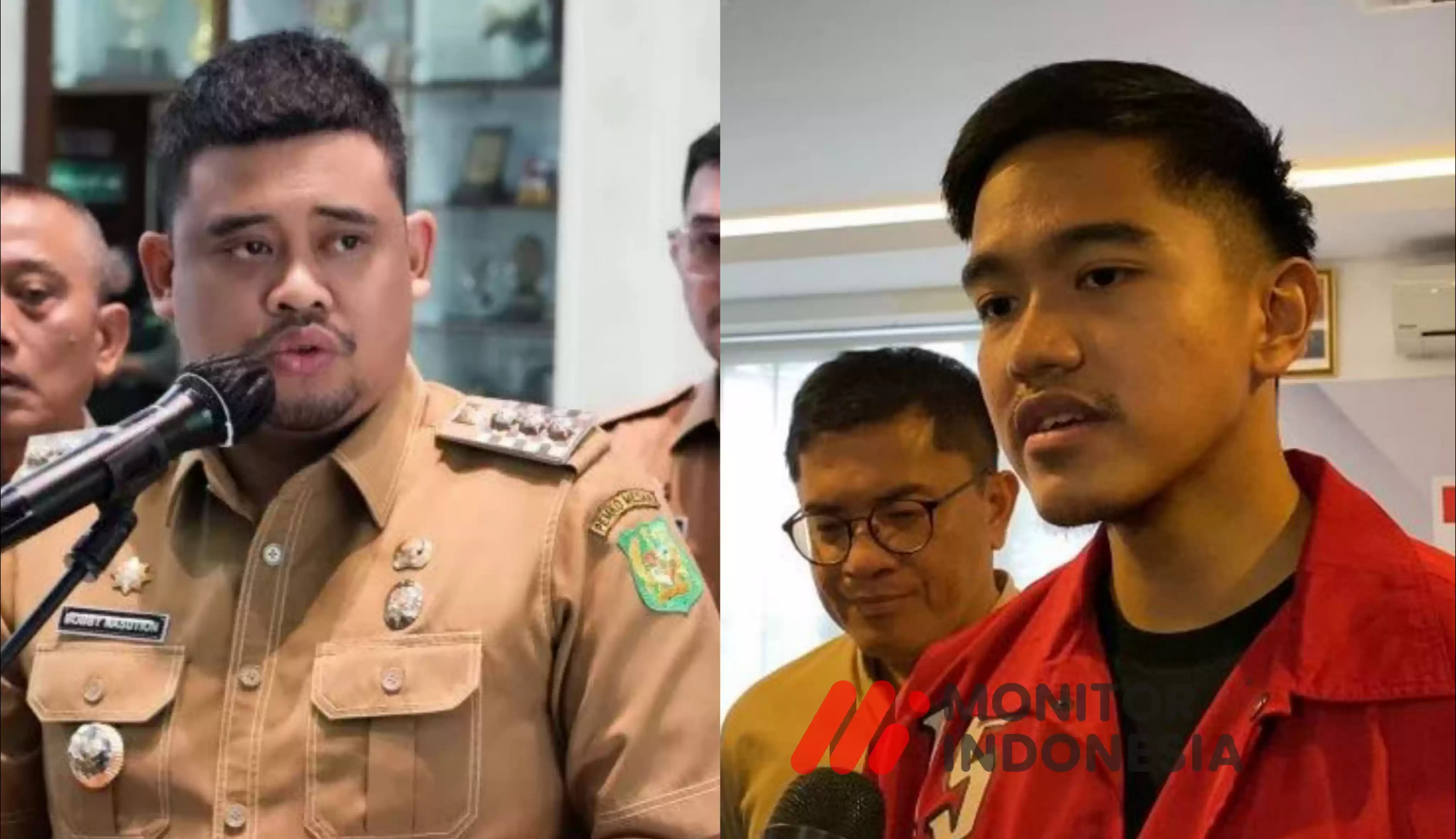 Bobby Nasution dan Kaesang Pangarep (Foto: Kolase MI)