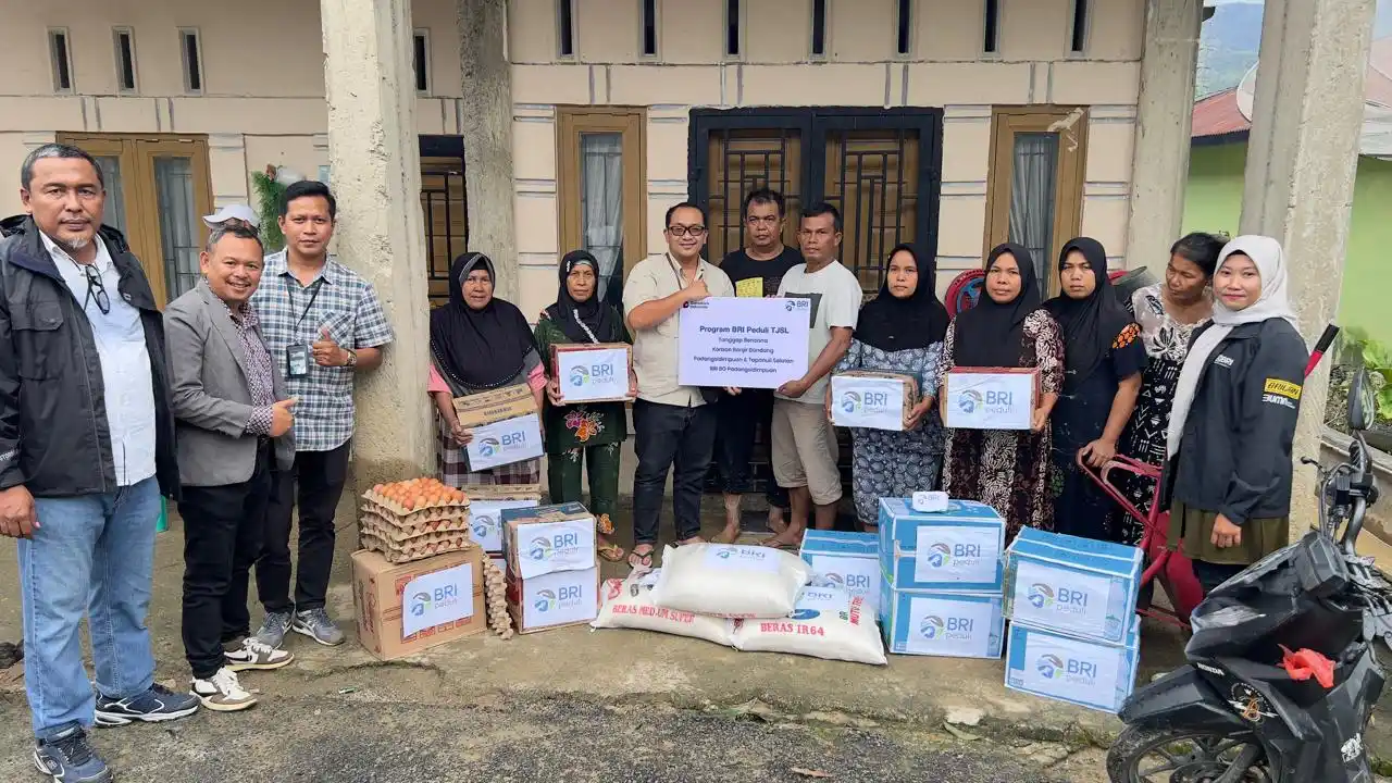 BRI Peduli Bergerak Cepat Salurkan Bantuan Bagi Warga Terdampak di Wilayah Sumatera [Foto: Doc. BRI]