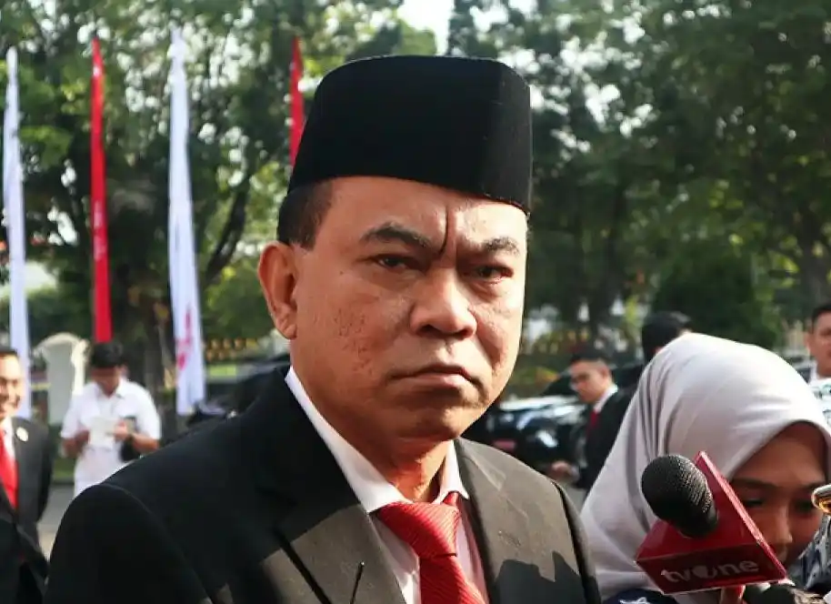 Budi Arie Setiadi memberikan keterangan kepada wartawan di Istana Kepresidenan Jakarta (Foto: Dok MI/Istimewa)