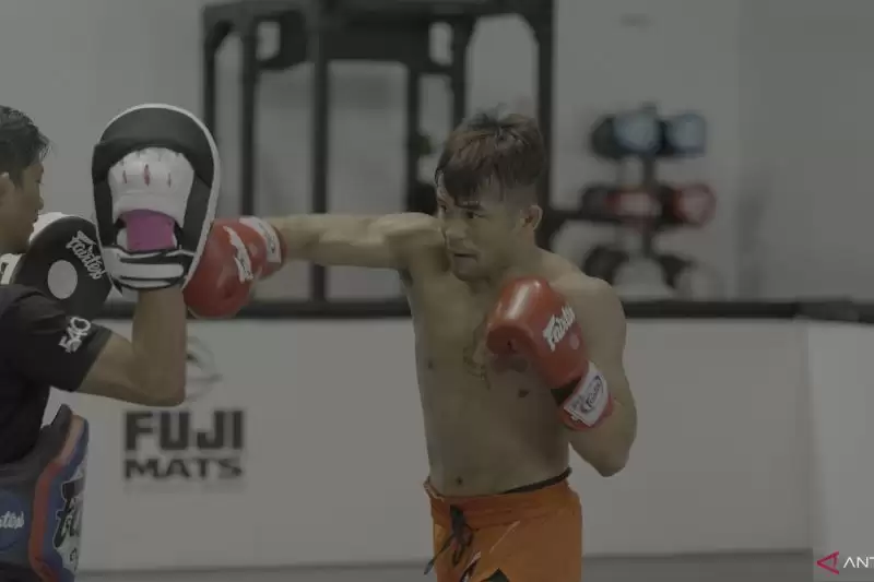 Petarung Mixed Martial Arts (MMA) Jeka Saragih [Foto: Ant]