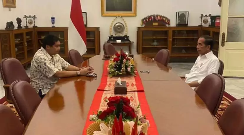Postingan Maruarar Sirait bertemu dengan Presiden Joko Widodo (Jokowi) [Foto: Instagram/@maruararsirait]
