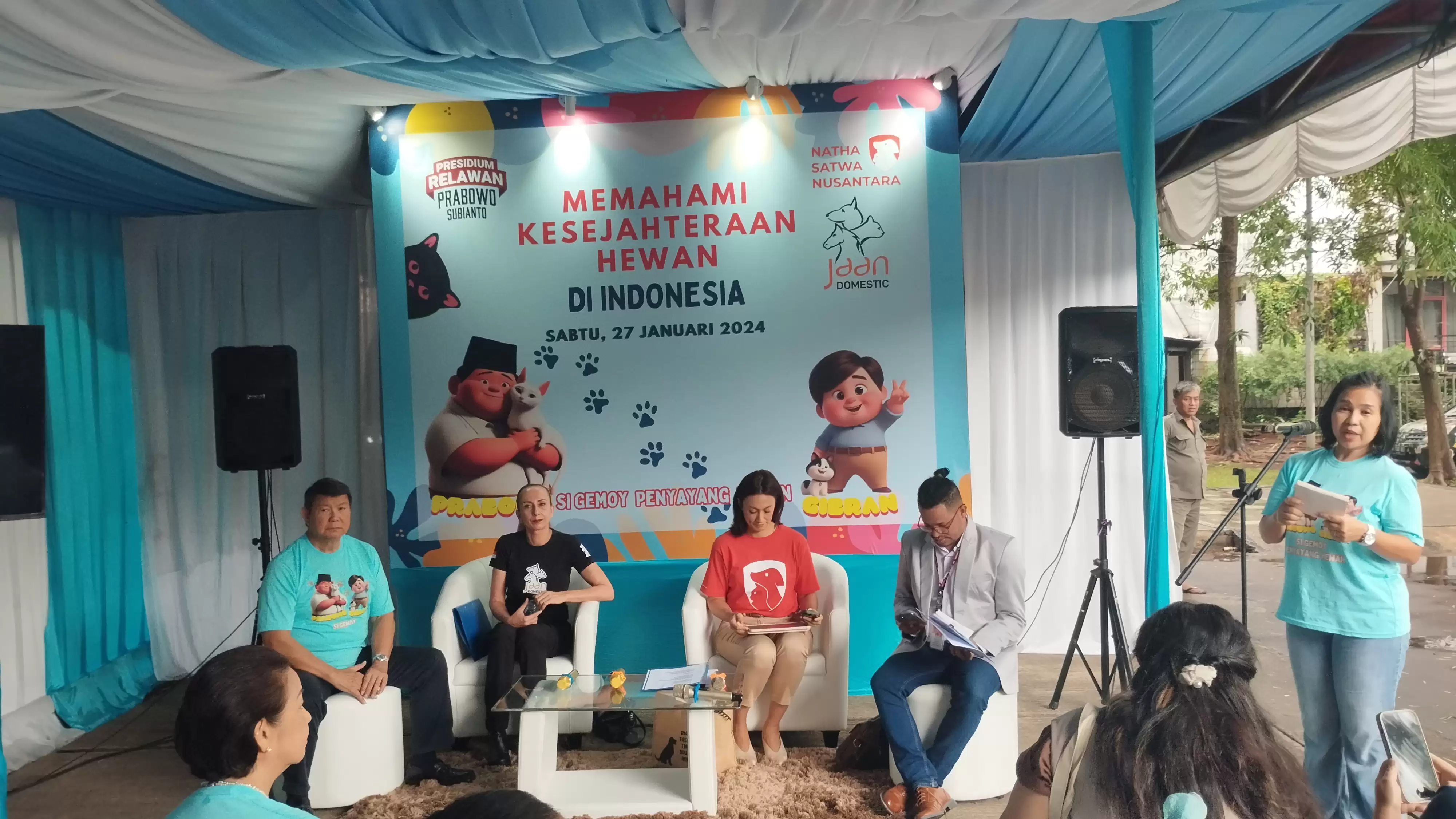 Hashim Djojohadikusumo dalam acara Memahami Kesejahteraan Hewan di Indonesia (Foto: MI)