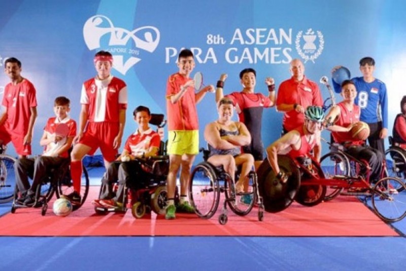 Atlet Indonesia Dalam Asian Para Games ( Foto : SETKAB RI)