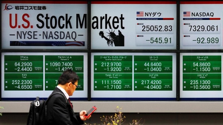 Ilustrasi Bursa Tokyo (Foto : Reuters)