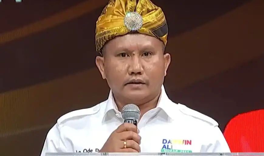 Calon Bupati Muna Barat La Ode Darwin (Foto: Dok MI/Repro)