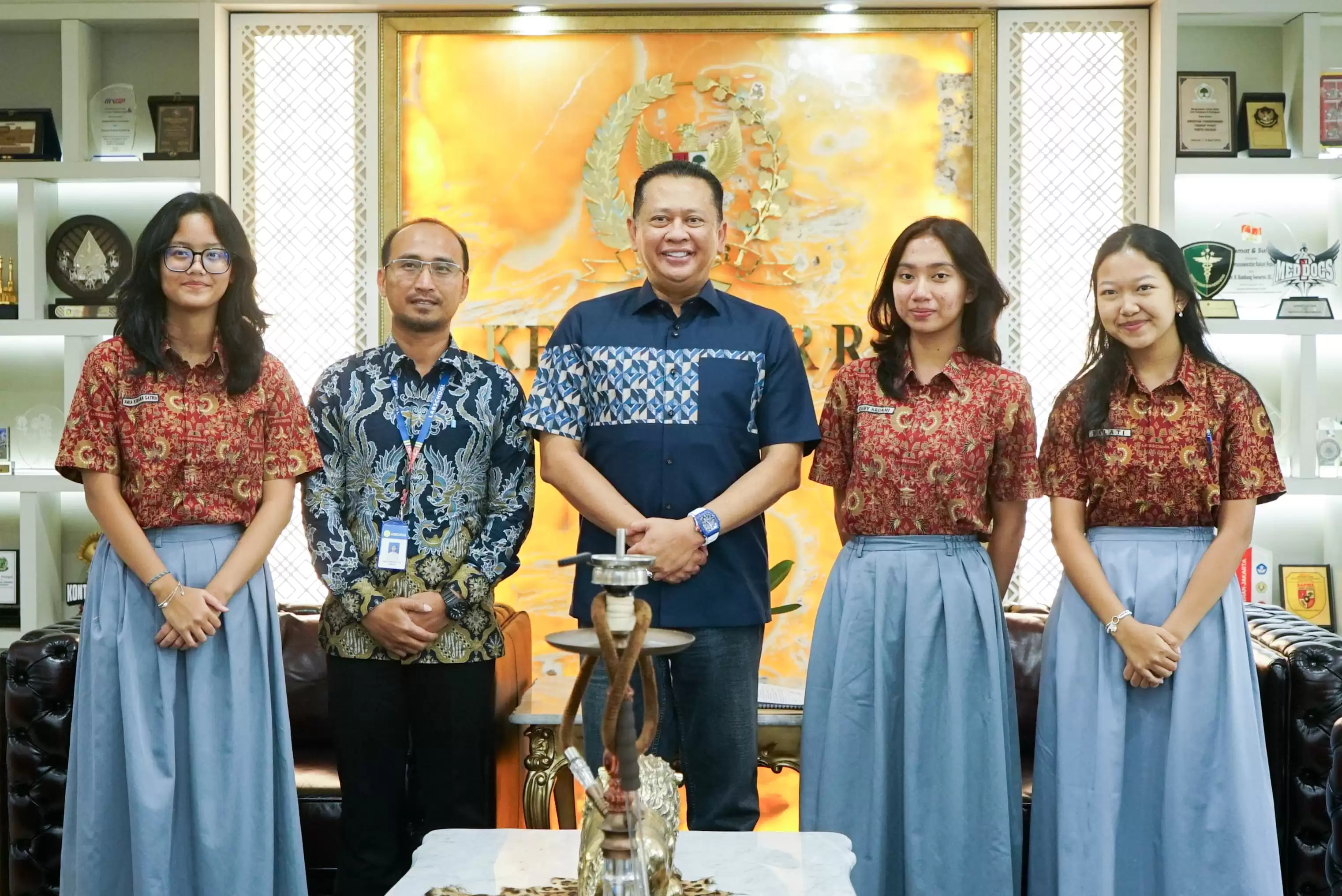 Ketua MPR RI Bambang Soesatyo (tengah) [Foto: Doc. MPR RI]