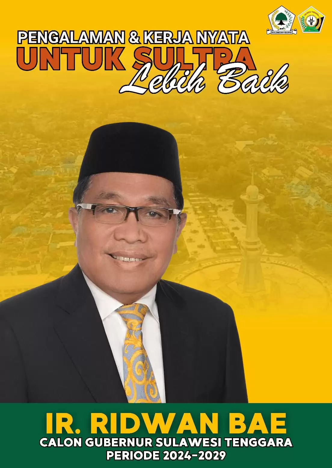 Calon Gubernur Sulawesi Tenggara (Sultra) Ridwan Bae (Foto: Istimewa)