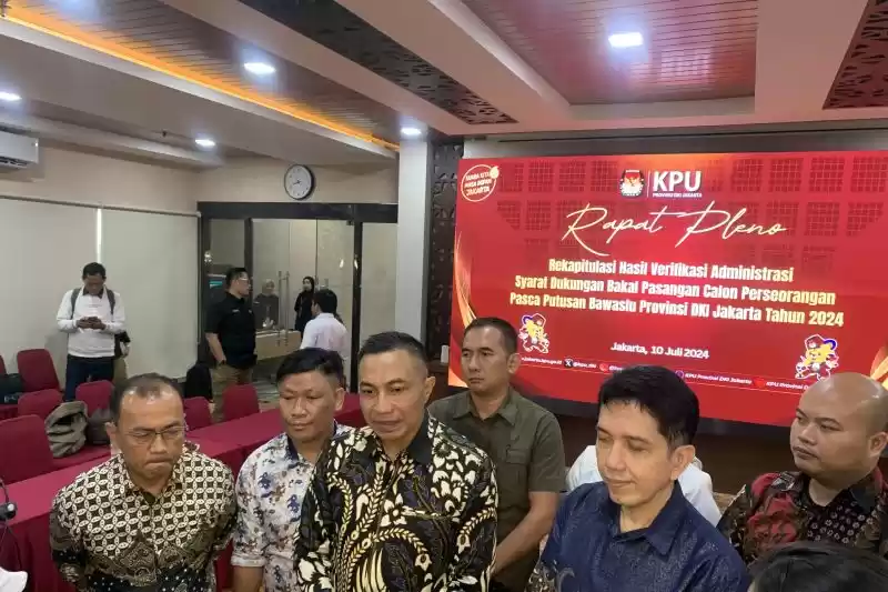 Bakal Calon Gubernur dan Wakil Gubernur Indpenden di Pilkada DKI Jakarta Komjen Pol (purn) Dharma Pongrekun dan Kun Wardhana