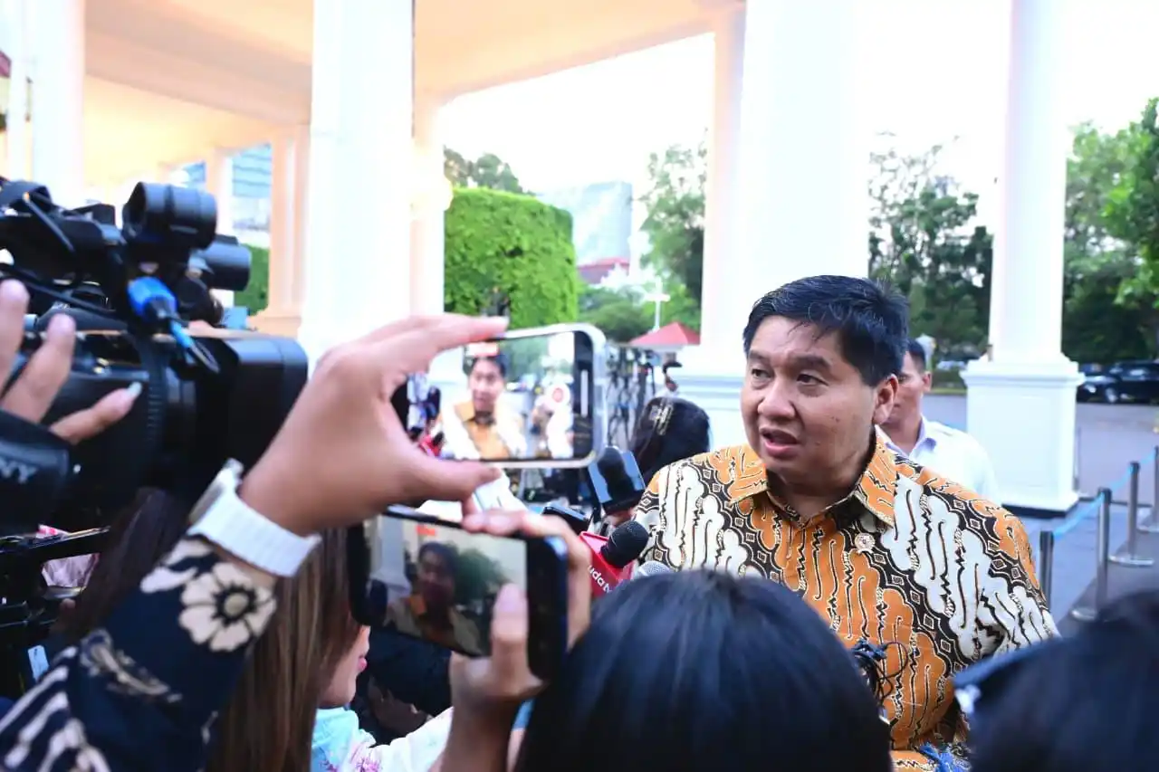 Menteri Perumahan dan Kawasan Permukiman (PKP) Maruarar Sirait di Istana Merdeka, Jakarta, pada Senin (15/9/2025) (Foto: Dok MI)