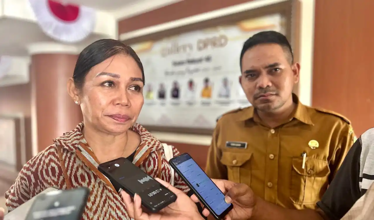 Ketua DPRD Malut sementara, Maria Silfi Deyabora Tongo-Tongo (Foto: MI/Rais Dero)