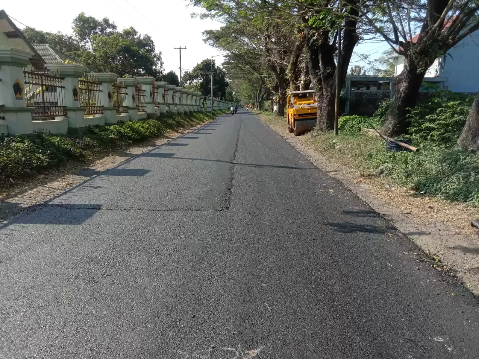 Realisasi peningkatan jalan di Kecamatan Kepanjen (Foto : MI/Rina Sugeng Yuliani)
