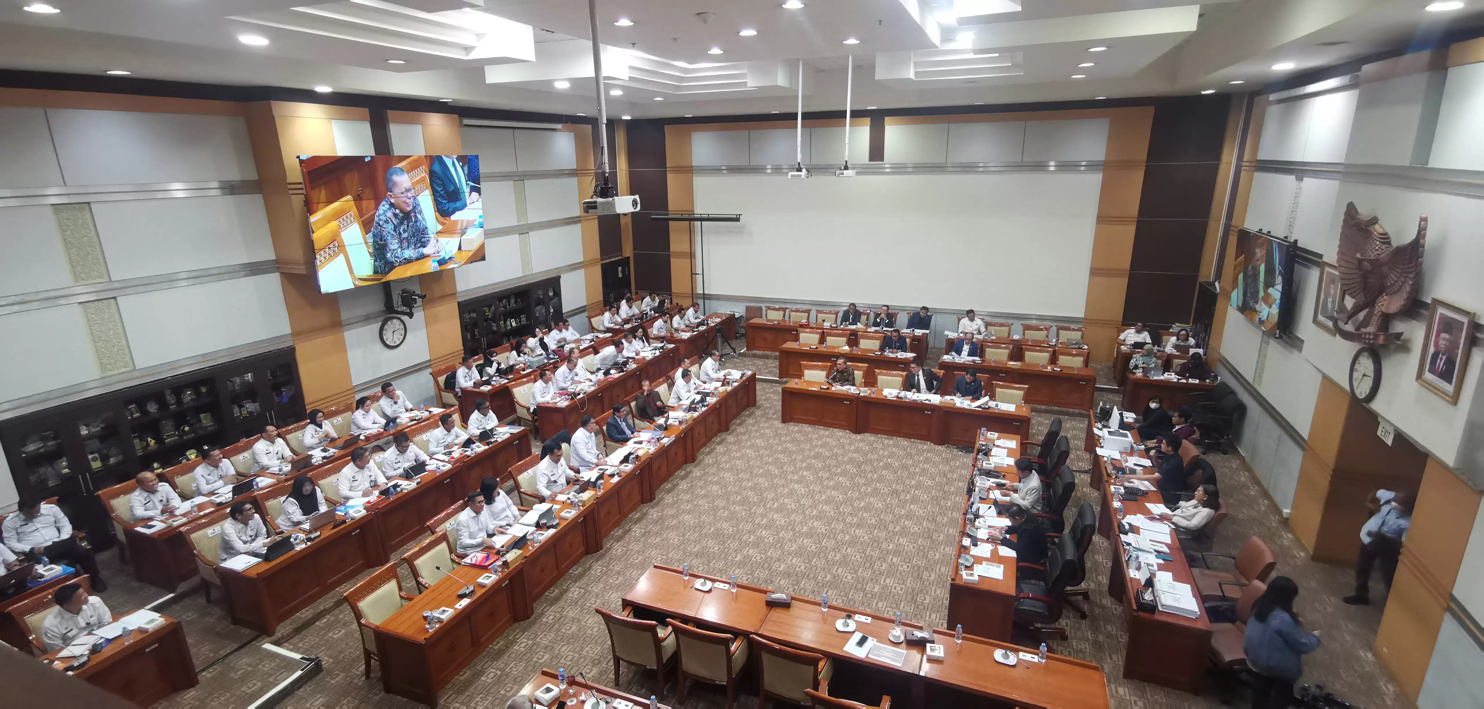 Rapat Kerja Komisi III DPR RI dengan Kemenkumham (Foto: Dhanis/MI)
