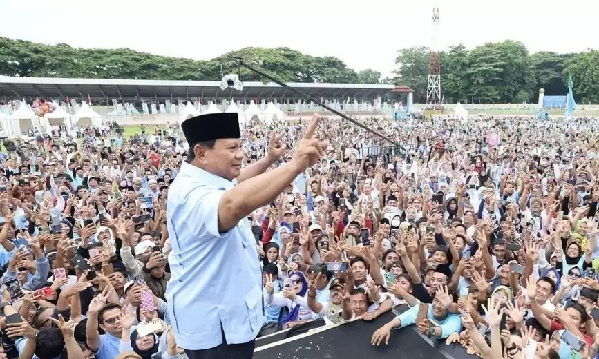 Prabowo Subianto percaya diri menang satu putaran pilpres 2024 (Foto: MI/Instagram Prabowo Subianto)