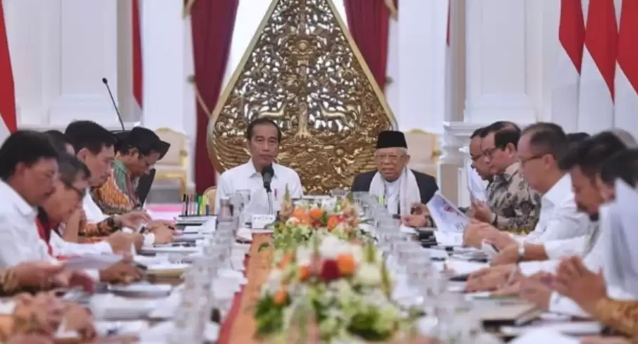 Presiden Jokowi Pimpin Rapat Kabinet. (Foto: MI/Repro Setkab)