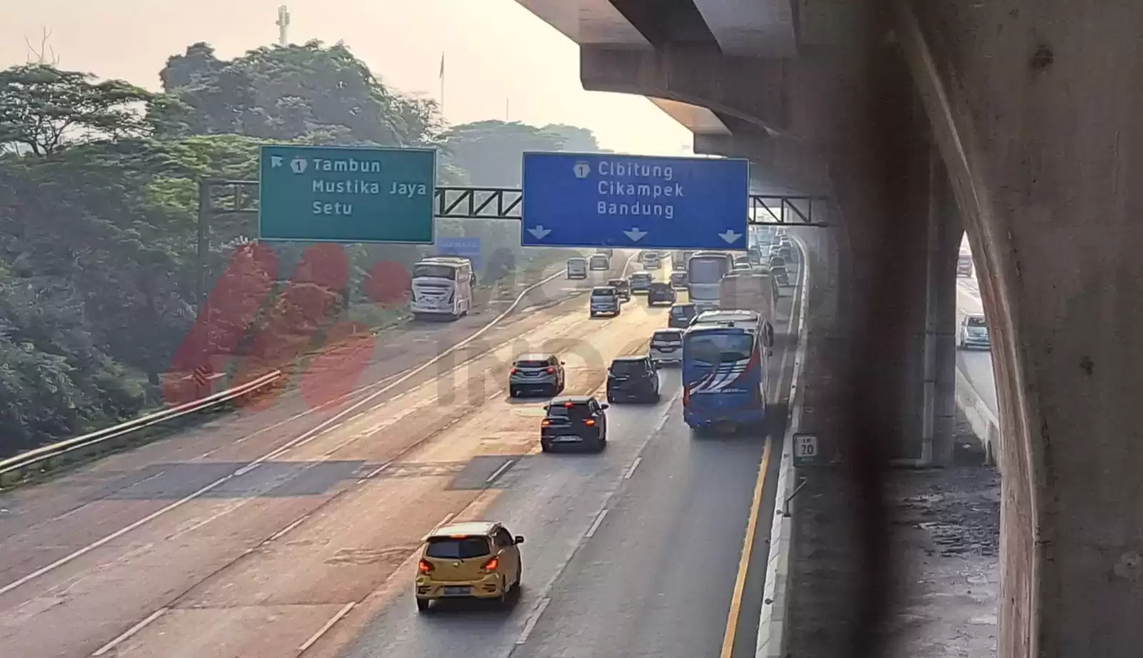 Jalan Tol Jakarta – Cikampek (Japek) II yang sebentar lagi akan dilalui pemudik lebaran Idul Fitri 2024 (Foto: MI/Aswan)