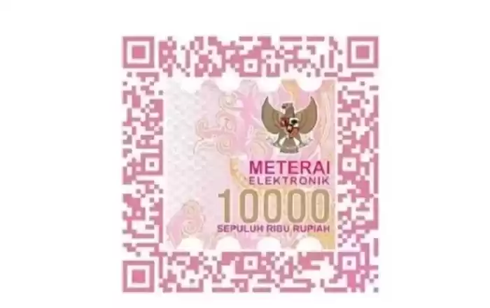 e-Meterai [Foto: Ist]