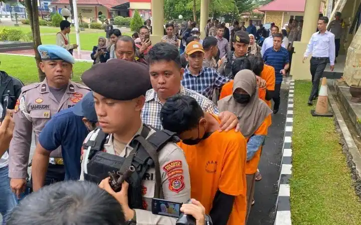 Empat pelaku pembunuhan Mahasiswa di Kendari