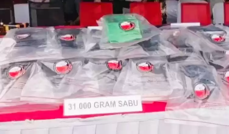 Barang bukti narkoba jenis sabu-sabu. (Foto: Antara)