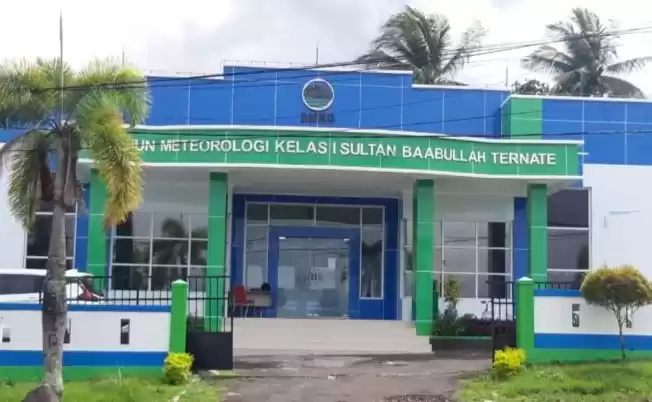 Kantor BMKG Stasiun Meteorologi Kelas I Sultan Baabullah Ternate. (Foto: Antara)