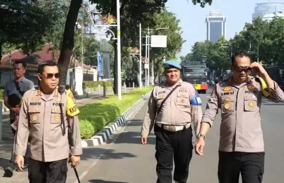 Kapolres Metro Jakarta Pusat Kombes Polisi Susatyo Purnomo Condro di Balai Kota DKI. (Foto: Antara)