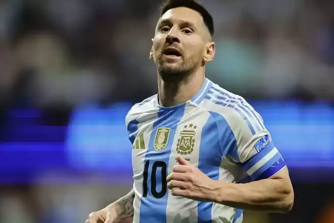 Lionel Messi pada laga Copa Amerika 2024. (Foto: Antara)