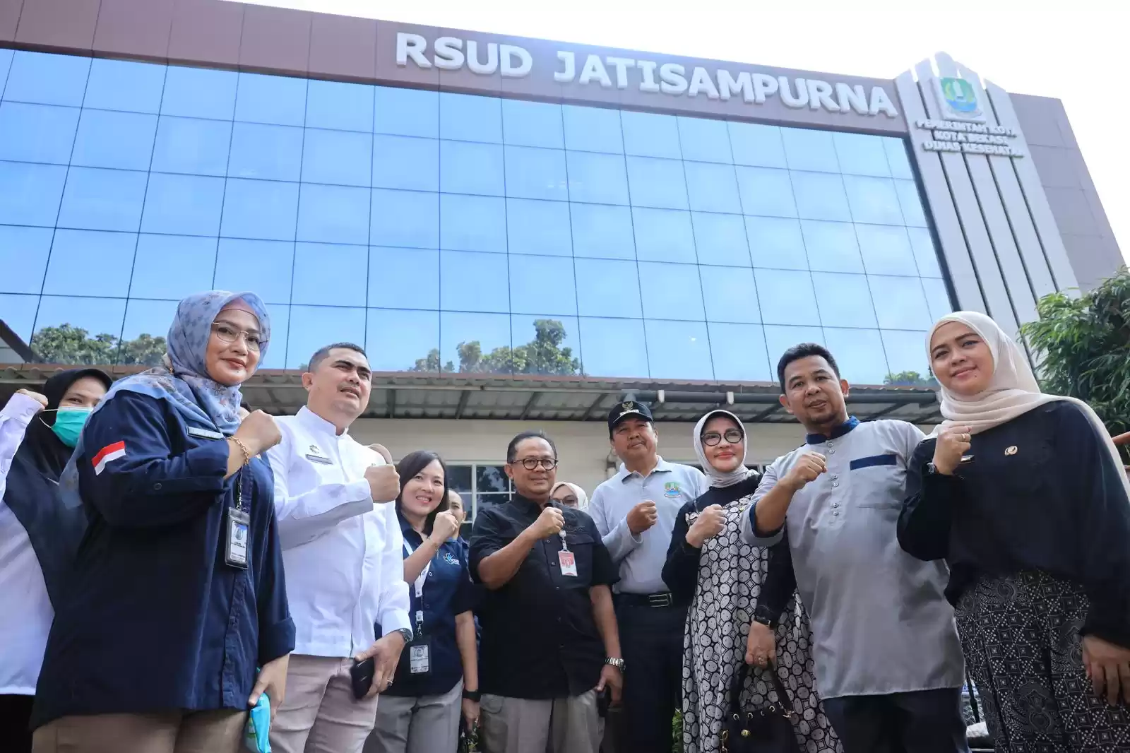 Pj Wali Kota Bekasi, R. Gani Muhamad Sedang Monitoring ke RSUD Tipe-D Jatisampurna [Foto: Doc. Humas Pemkot Bekasi]