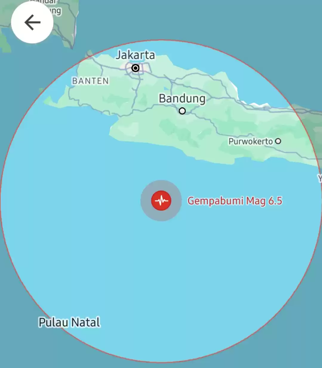 Gempa M 6,5 Garut