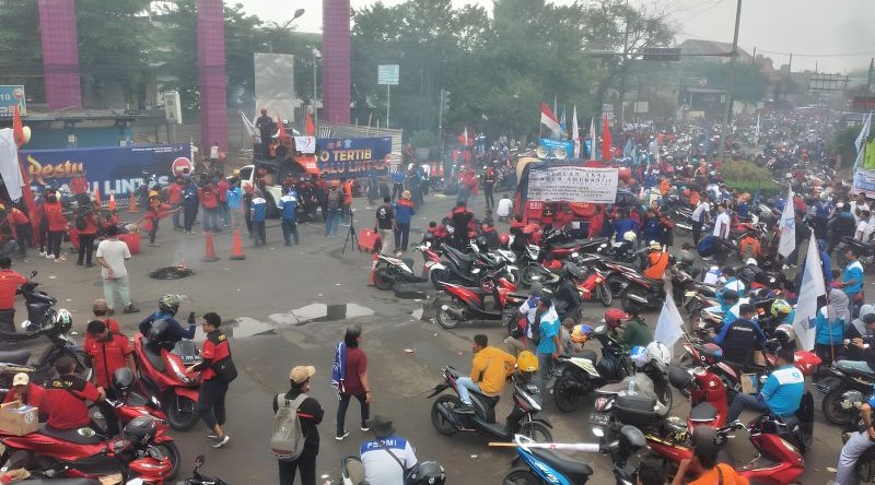 800 Personel Dikerahkan untuk Amankan Aksi Buruh di Tangerang