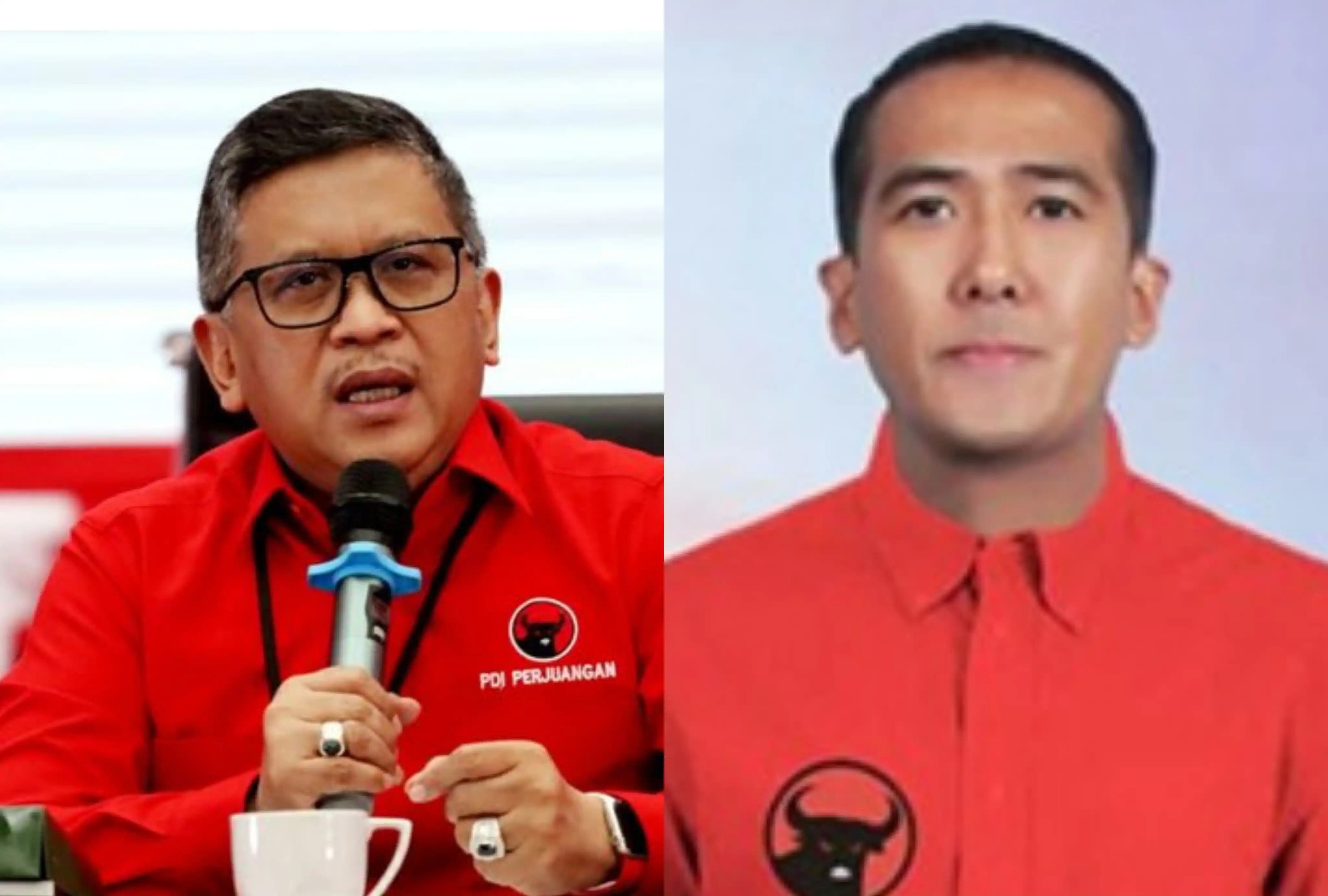 Hasto Kristiyanto (kiri) dan Harun Masiku (kanan) (Foto: Kolase MI/Diolah dari berbagai sumber)