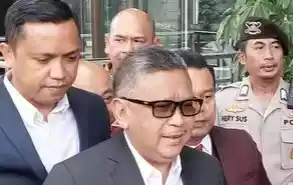 Sekjen PDIP, Hasto Kritiyanto saat di KPK (Foto: Dok MI/Aswan)
