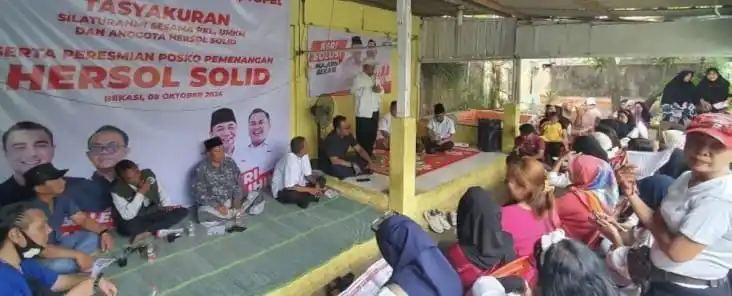 Herkos alam Sambutannya disela Peresmian Posko Pemenangan Nomor Urut Satu (Foto: Ist)