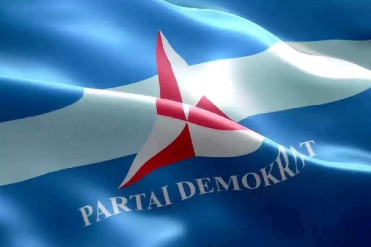 Ilustrasi - Bendera Partai Demokrat (Foto: Ist)