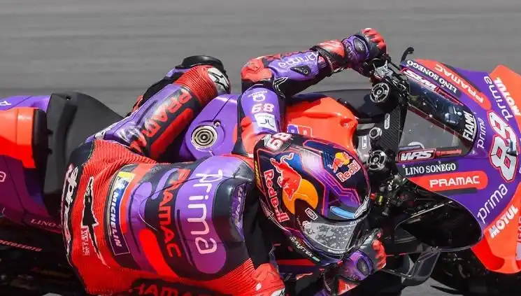 Ilustrasi - Pembalap Prima Pramac Jorge Martin. (Foto: Antara)