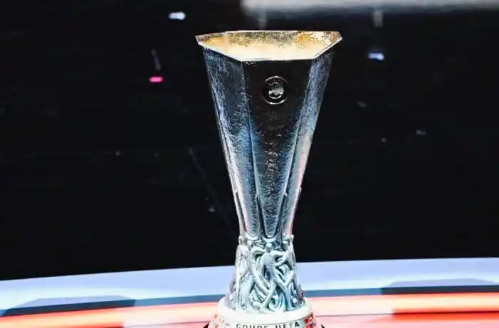 Ilustrasi - Trofi Liga Eropa. (Foto: Antara)