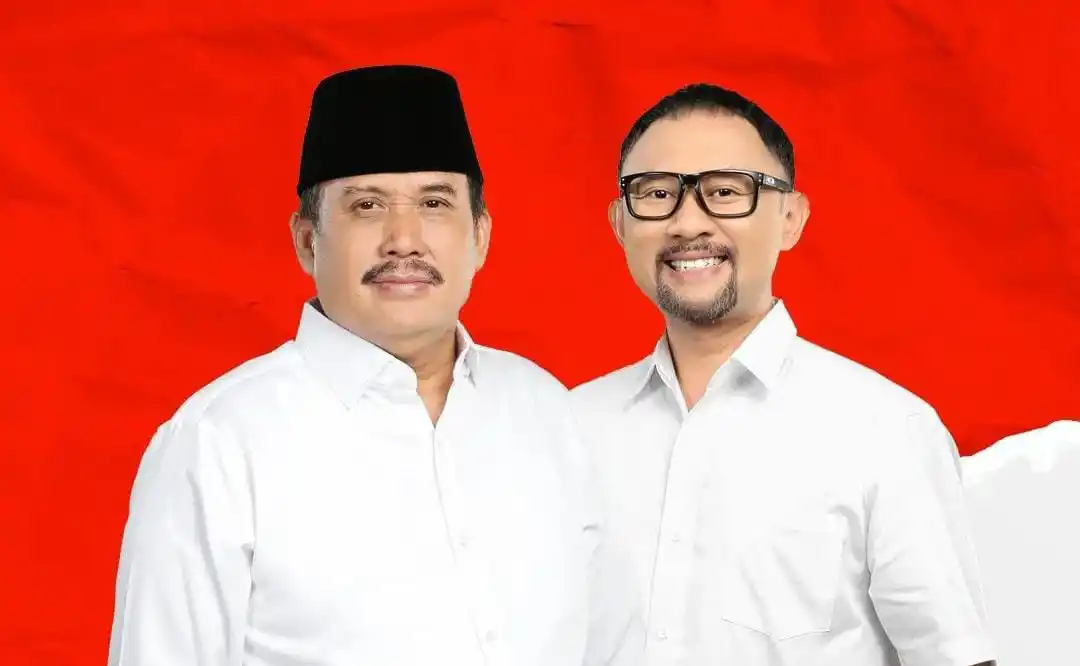 Paslon Cagub dan Cawagub Jabar, Jeje Wiradinata dan Ronal Surapradja. (Foto: Instagram @wiradinatajeje)