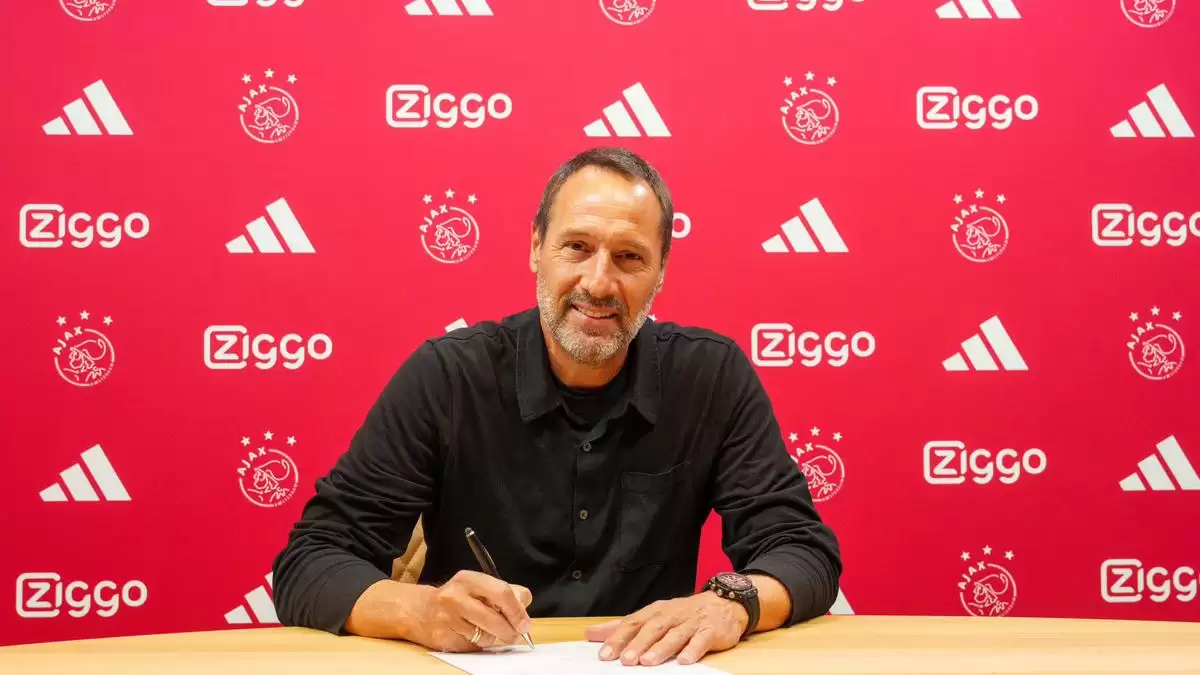 Manajer Ajax Amsterdam John van't Schip [Foto: X/@AFCAjax]