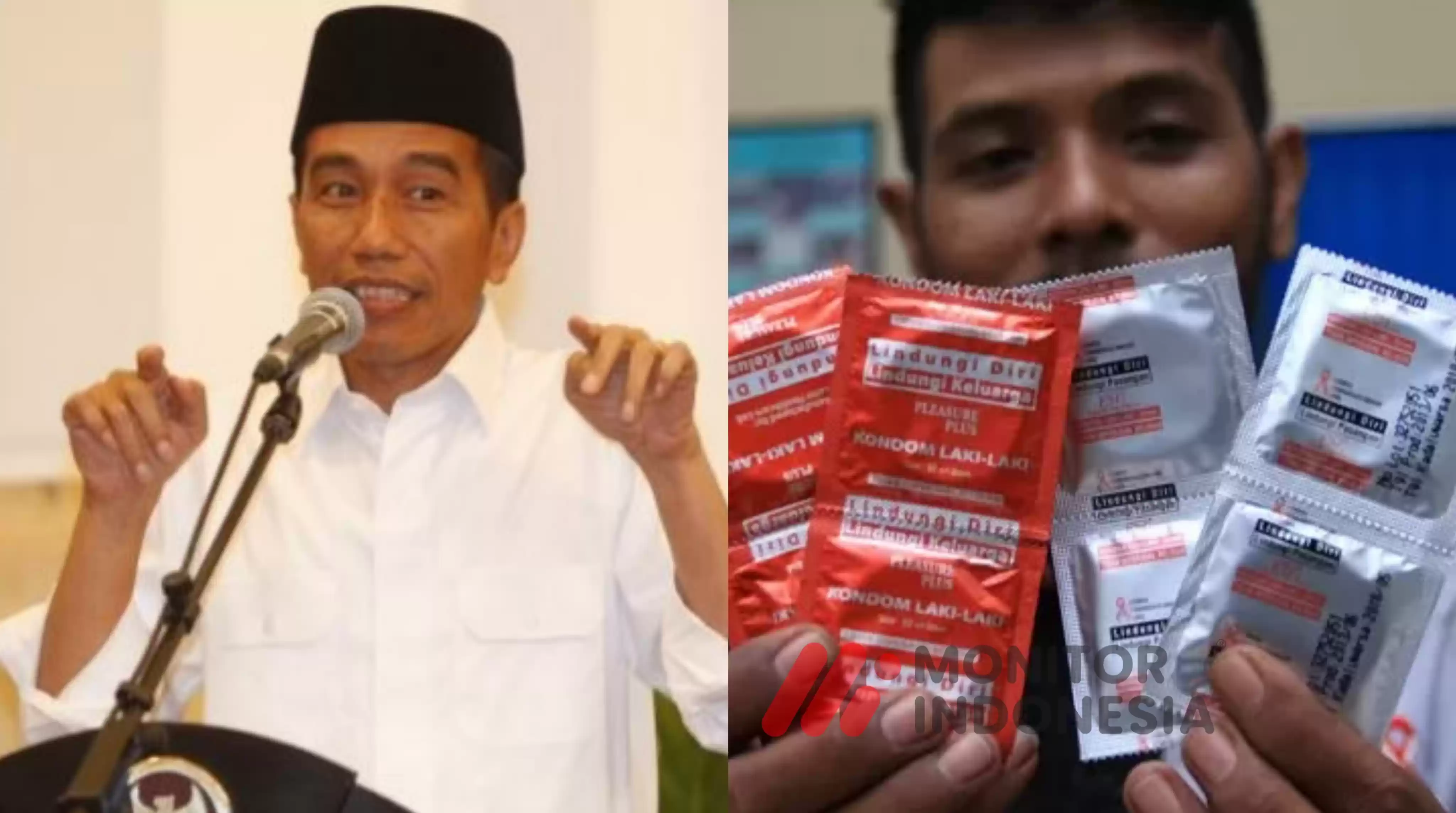 Jokowi melalui Peraturan Pemerintah (PP) Nomor 28 Tahun 2024 tentang Peraturan Pelaksanaan Undang-Undang Nomor 17 Tahun 2023 tentang Kesehatan (UU Kesehatan) resmi mengatur penyediaan alat kontrasepsi bagi anak usia sekolah dan remaja (Foto: Kolase MI/Aswan)