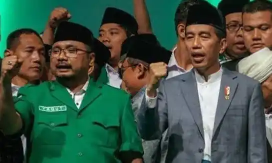 Joko Widodo alias Jokowi dan Yaqut Cholil Quomas (Foto: Istimewa)