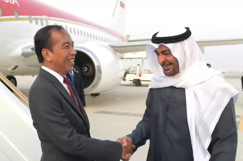 Presiden Joko Widodo (Jokowi) dan Presiden Persatuan Emirat Arab (PEA) Mohammed bin Zayed Al Nahyan di Abu Dhabi, Persatuan Emirat Arab, Selasa (16/7/2024). [Foto: Doc. Setpres]