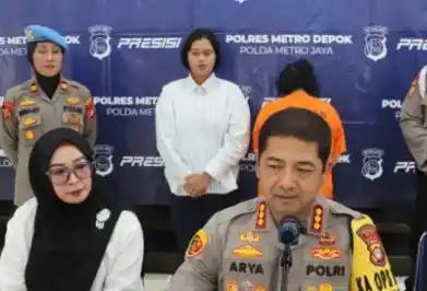 Kapolres Metro Depok Kombes Pol. Arya Perdana, Kasus penyiraman Air panas (Foto: Istimewa)