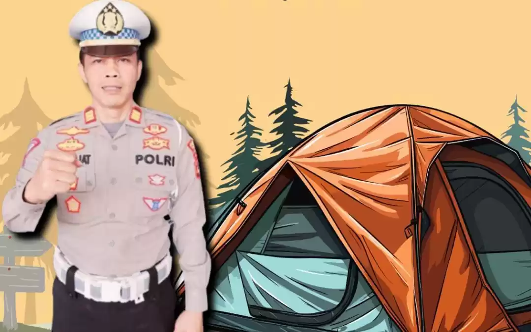 Kasatlantas Polres Ciamis, AKP Ajat Sudrajat mengucapkan 'Selamat merayakan Hari Pramuka ke-63! Satyaku Kudarmakan, Darmaku Kubaktikan!' (Foto: Istimewa)