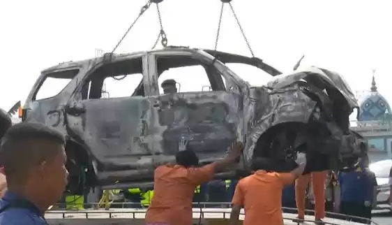 Kecelakaan Tol Jakarta Cikampek KM 58 (Foto: Istimewa)