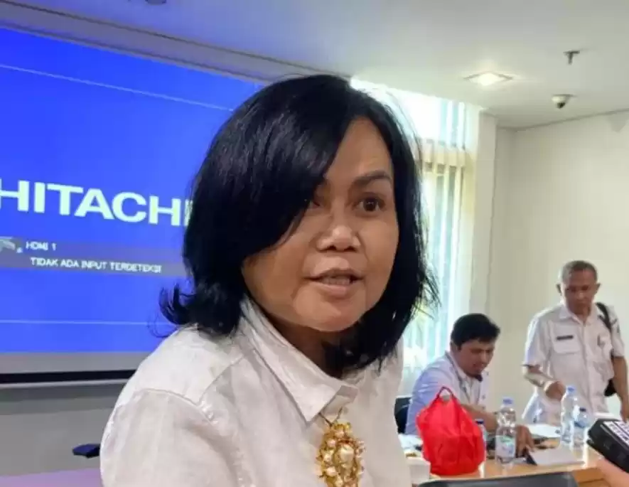 Kepala Badan Pendapatan Daerah (Bapenda) DKI Jakarta Lusiana Herawati memberikan keterangan kepada wartawan di Jakarta, Rabu (8/11/2023) (Foto: Dok MI/Ant)